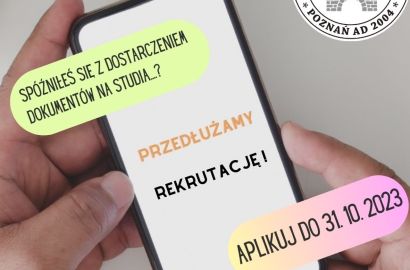 WSB z siedzibą w Poznaniu przedłuża rekrutację!